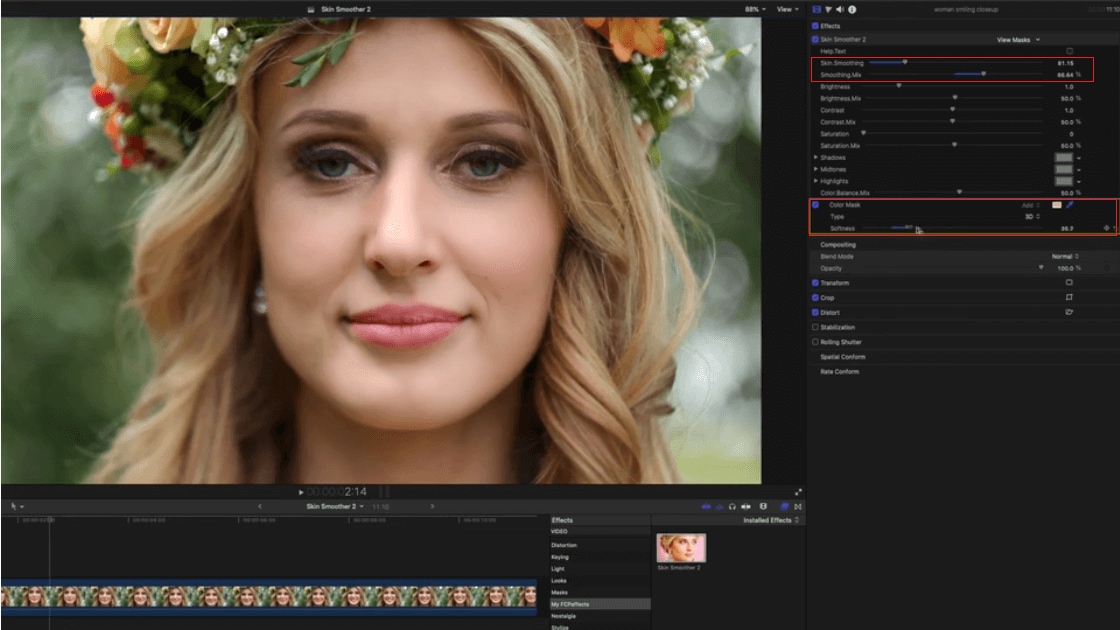 smooth skin effect - final cut pro x free download